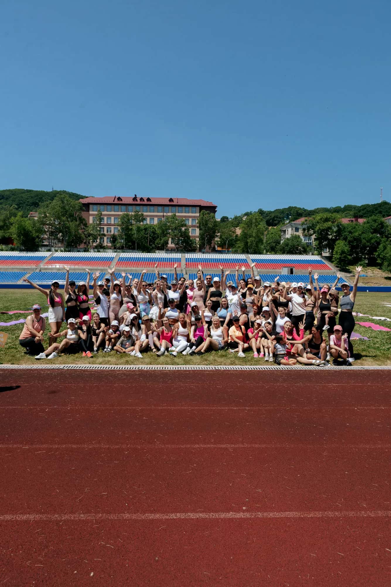 Массовая тренировка MyStreching, стадион Водник, 05 июля 2025