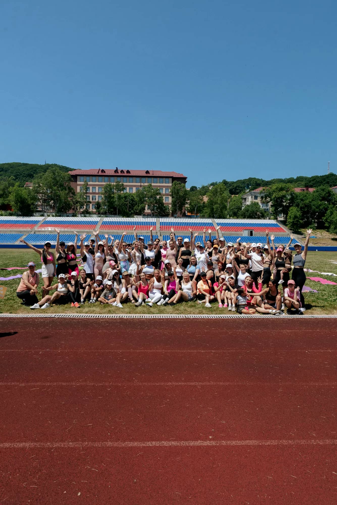 Массовая тренировка MyStreching, стадион Водник, 05 июля 2025