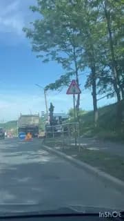 В Находке у Горбольницы обустраивают новый тротуар — фото 1