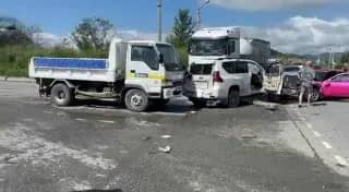 Серьёзное ДТП на объездной в Находке с участием трёх машин